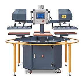 Double-head Multifunctional Four-Station Heat Press Machhine