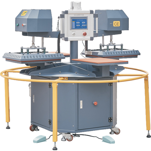 Double-head Multifunctional Four-Station Heat Press Machhine