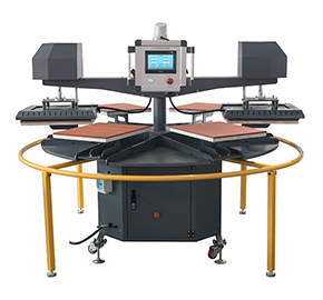 Double-head Multifunctional Six-Station Heat Press Machhine